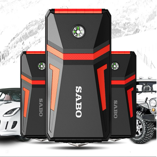 12V Car Emergency Jump Starter + Air Pump