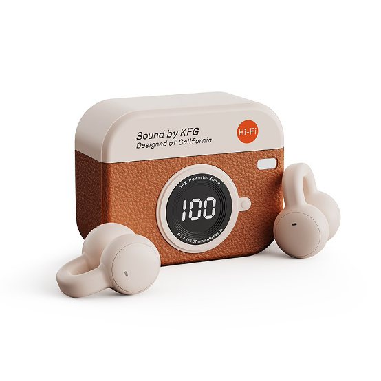 Q87 Camera Ear Clip Bluetooth Headset