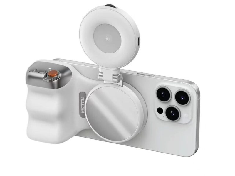 One-Hand Camera Control for Better Content Creation Capture photos and videos comfortably with the Teklofts Snapshot Pro magnetic camera grip